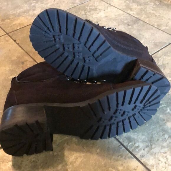 Colin Stuart brown suede ankle boots sz 7 - Picture 6 of 6
